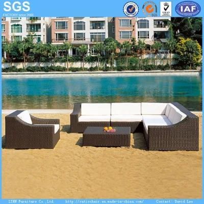 Outdoor Garden Furniture Synthetic Wicker Sofa