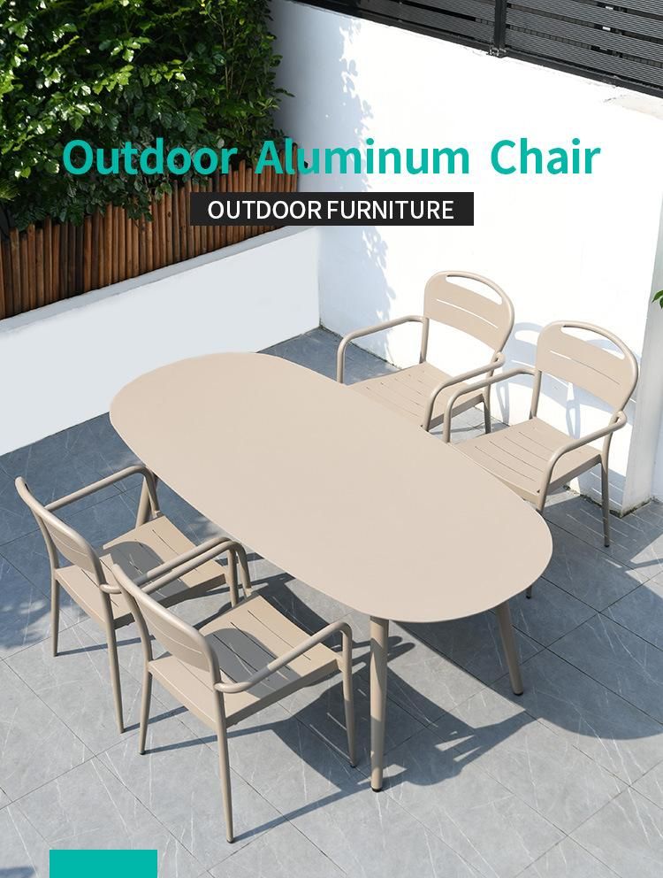 Vangarden Aluminum Outdoor Patio Furniture Dining Chair