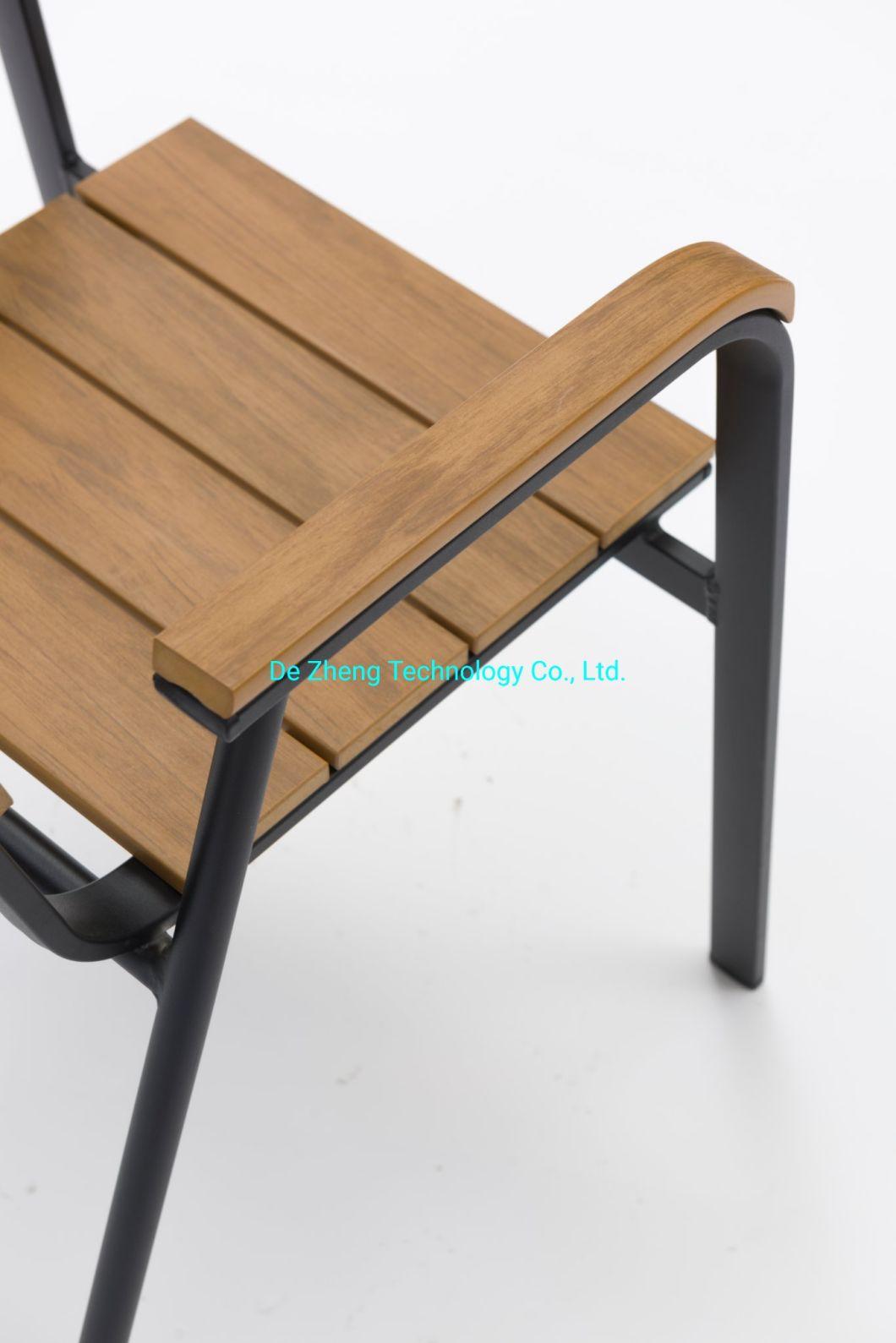 OEM Factory Polywood Coffee Modern Restaurant Dining Chair Set with Cheap Prices