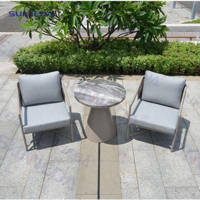 Outdoor Furniture Home Garden Sets Rattan Patio Aluminum Chair with Table