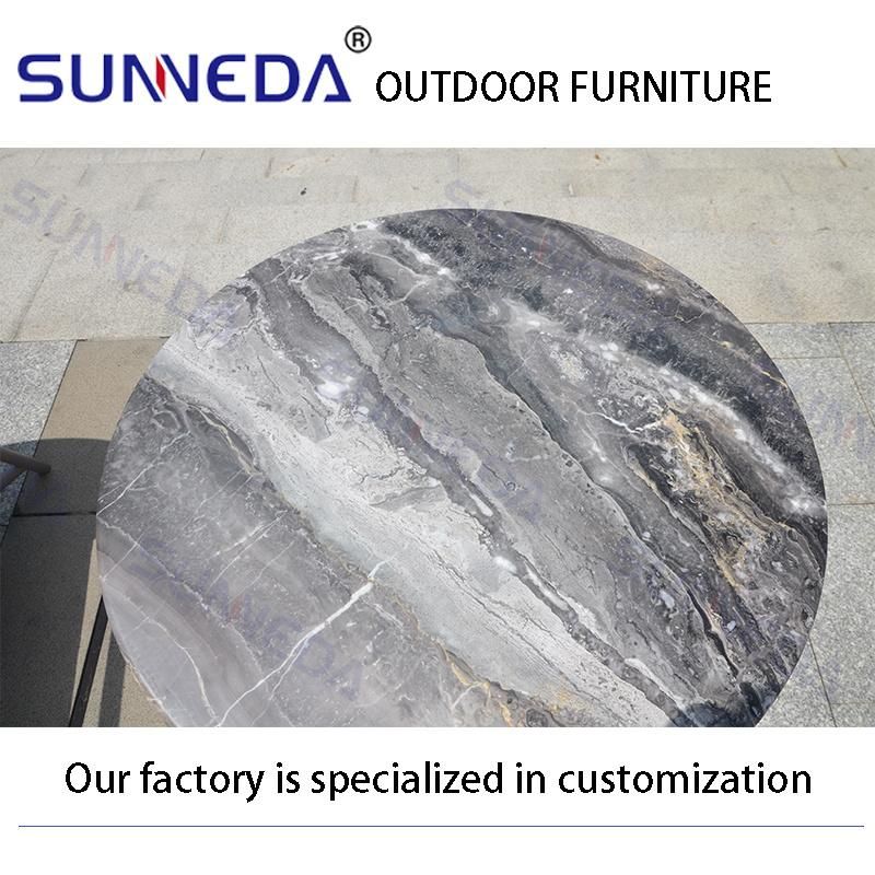 Outdoor Furniture Home Garden Sets Rattan Patio Aluminum Chair with Table