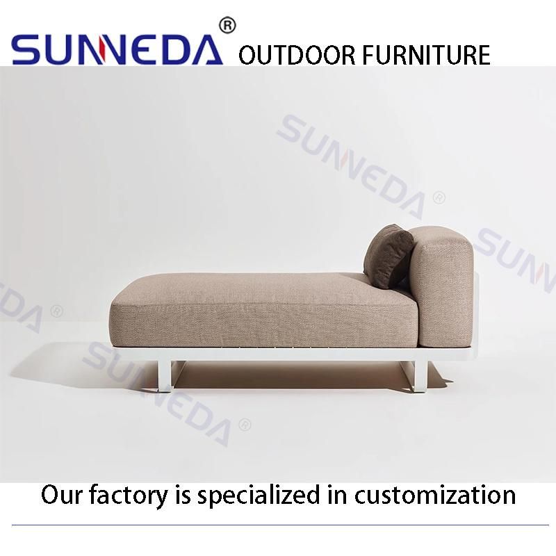 Modern Restaurant Studio All Weather Classic Sofa Lounger Furniture Set