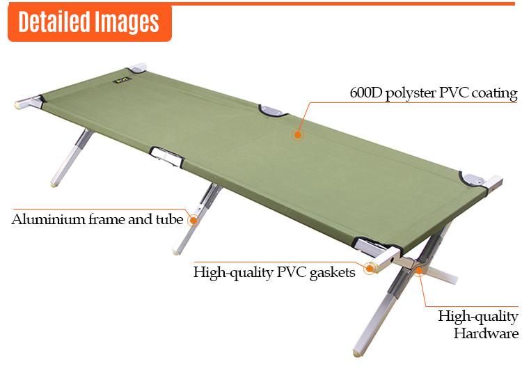 New Portable Outdoors Military Folding Garden Bed Camping Bed