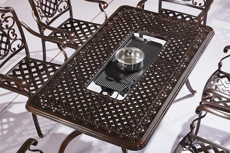 Economical Model Multifunctional Garden Table Set Fire Pit Patio Outdoor Pan Set