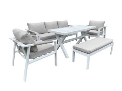 Outdoor Aluminum Lounge Sofa Patio Garden Furniture for Home Hotel