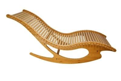 Hotel/Garden Furniture Bamboo Elastic Rocking Chair