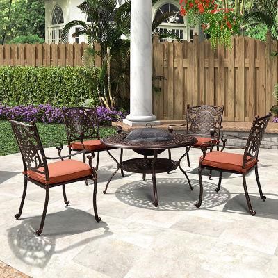 Outdoor Patio Cast Aluminum Furniture Marble Furniture