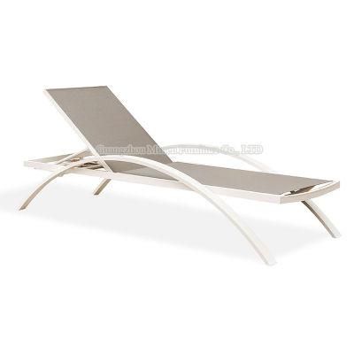 Outdoor Garden Lounger Rattan Reclining Beach Sunbed