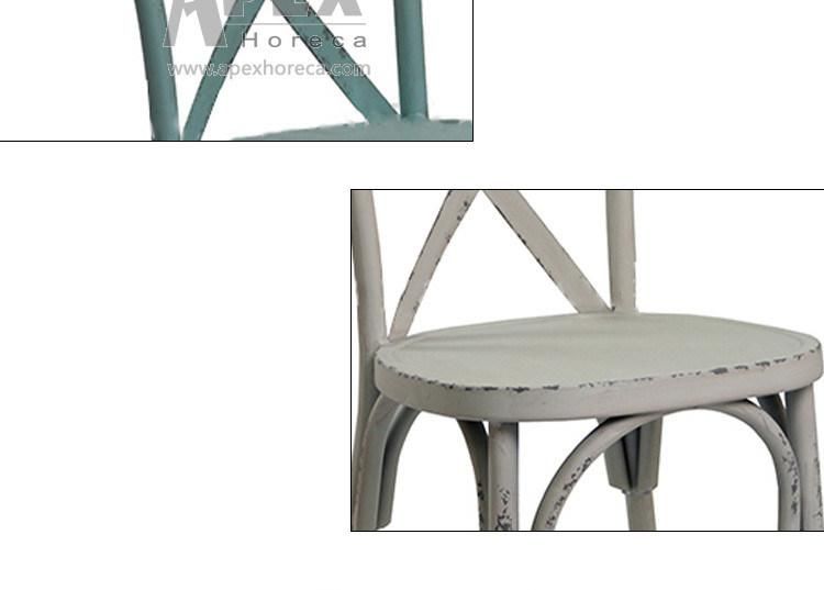 Bistro Outdoor Garden Hot Selling Modern Restaurant Luminum Chair
