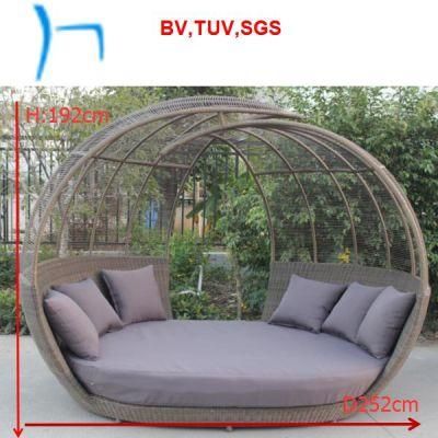 F -Outdoor Wicker Furniture Rattan Sunbed (CF1464H)