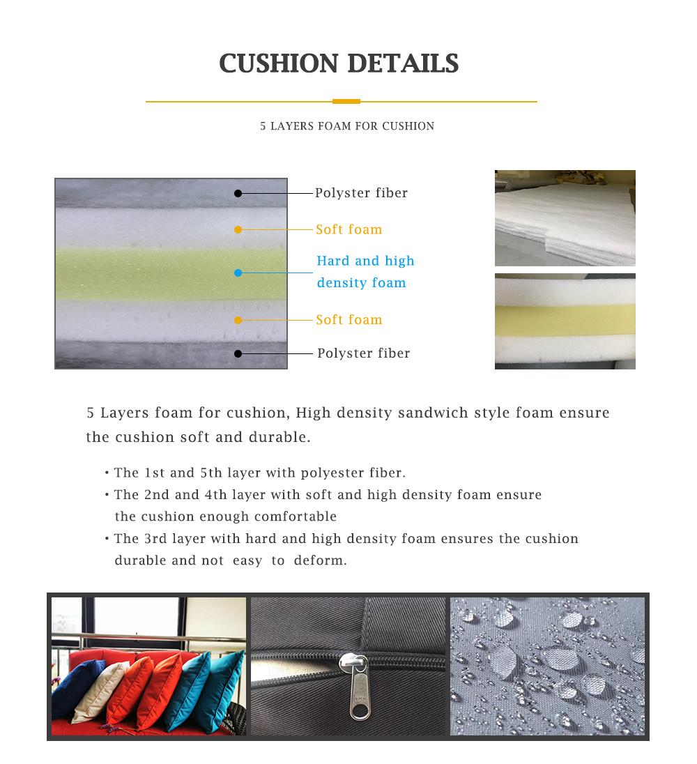Sunward Hotsale Hotel Leisure Garden Hotel Resort Project Outdoor Weaving Rope Sofa Furniture