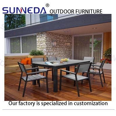 Hot Selling Luxury design Dinning Table Outdoor Dinning Table Set Outdoor Furniture