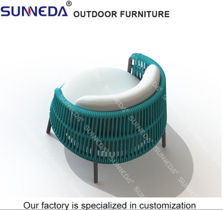 Rattan Aluminum Outdoor Garden Furniture / Outdoor Table & Chair Set