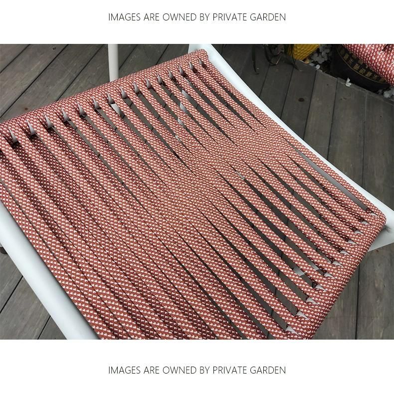 Rope+Aluminum Simple OEM Carton Foshan Wholesale Furniture Balcony Outdoor Chair with High Quality