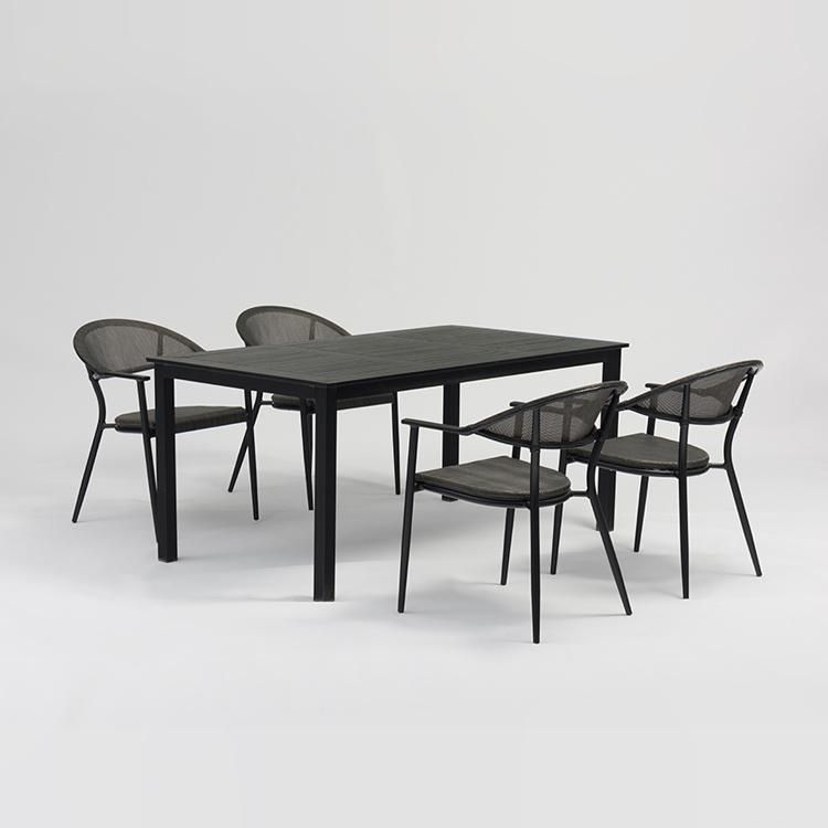 Weatherproof Furniture Outdoor Garden Sets Aluminum Chair and Table