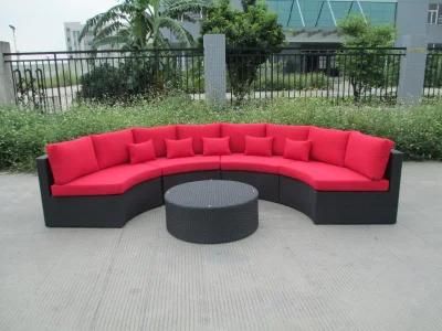 Rattan Sofa Outoor Round Sofa with Cushion