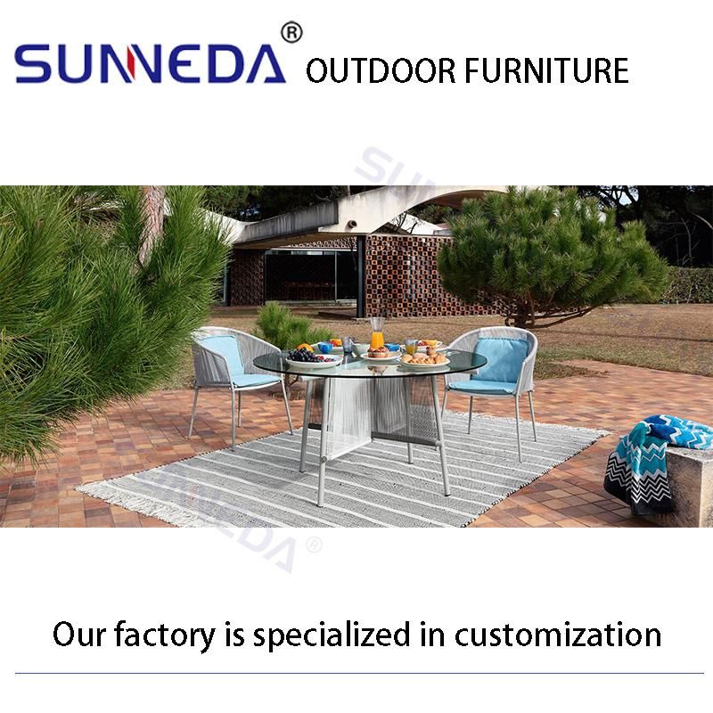 Sunshine Small Talk High Quality Wicker Woven Round PE Chair Set