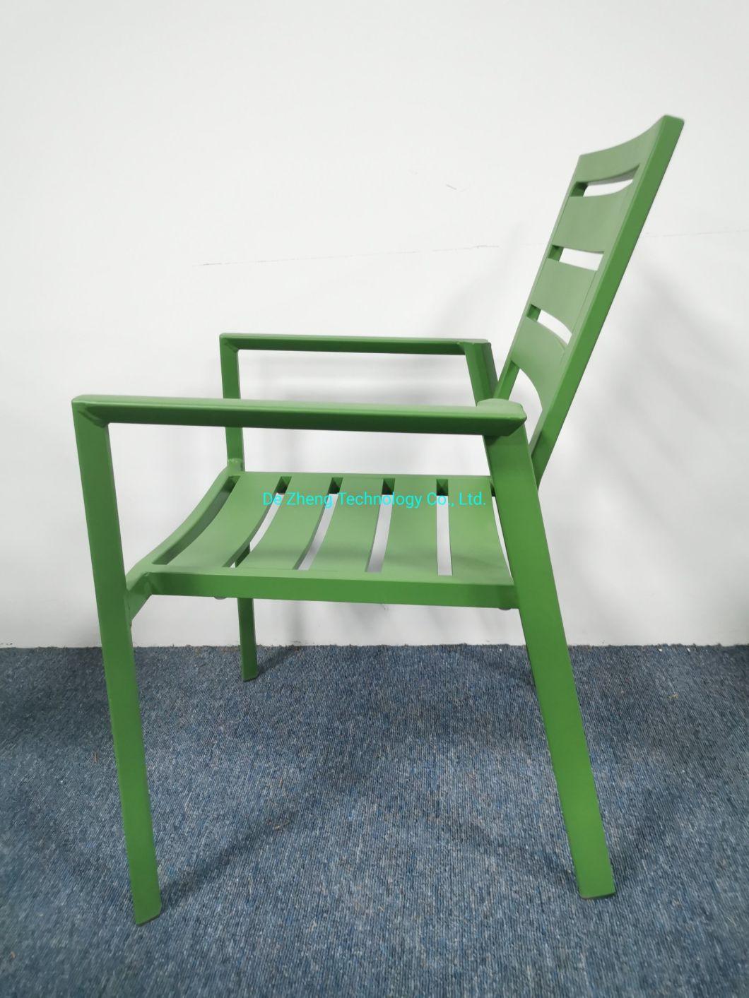 Contemporary Metal Patio Outdoor Furniture Garden Metal Dining Sets Outdoor Entertaining Patio Dining Table and Chairs