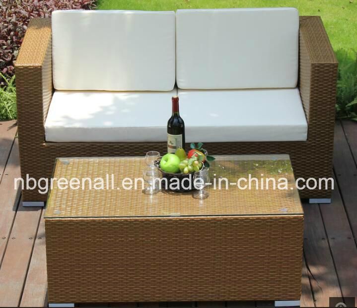 Economic Outdoor Hotel Patio Rattan Wicker Sofa Garden Furniture