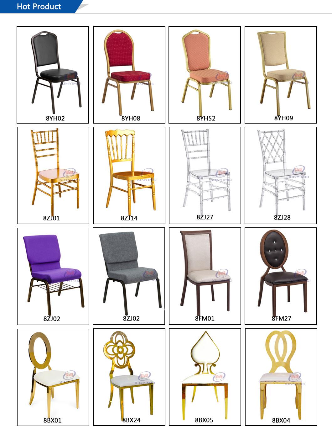 Hot Sale General Use Mahogany Resin Folding Chair for Event