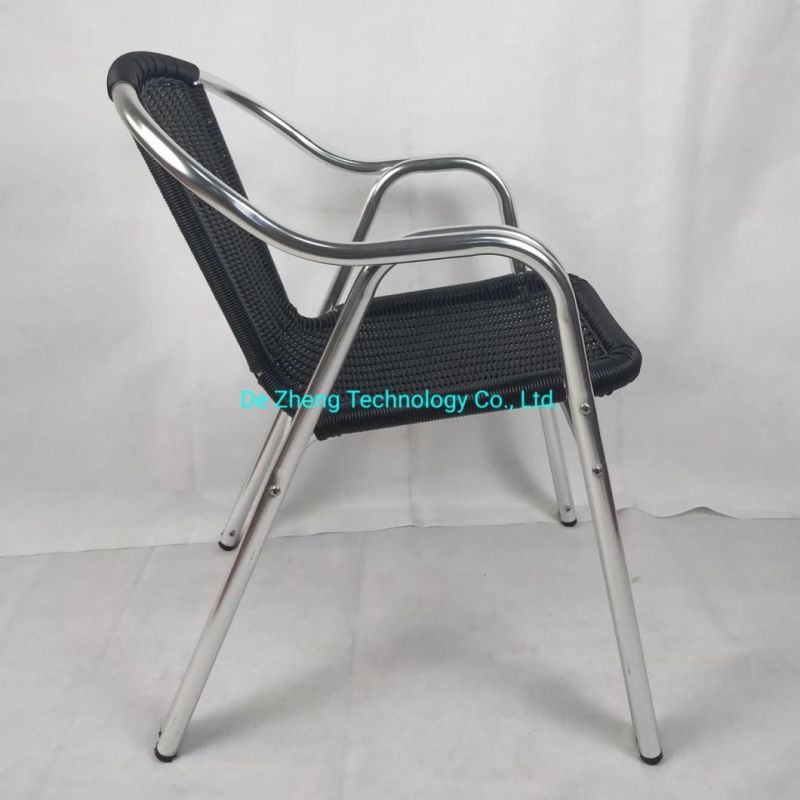 Cheap Double Tubes Wicker Chair Set Garden Rattan Chair Patio Outdoor Cheap Rattan Furniture