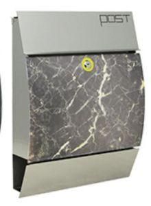Solar Stainless Steel Mailbox (NLK-MB-006)
