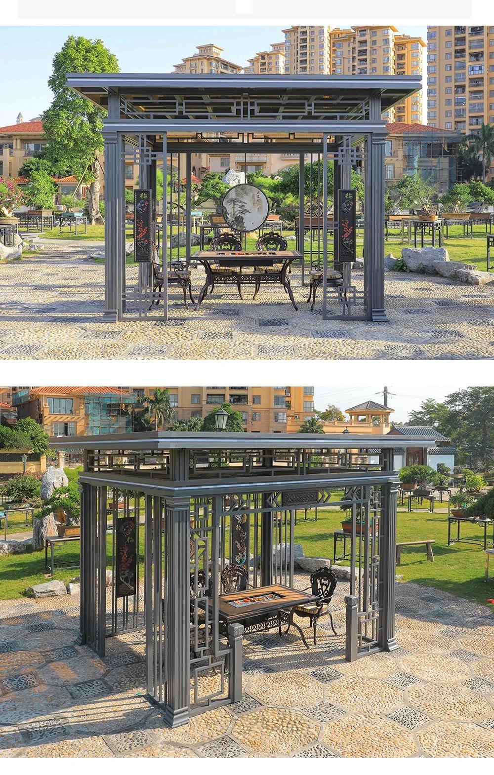 Customized Aluminum Darwin or OEM Carton Package Garden Pergola on Deck