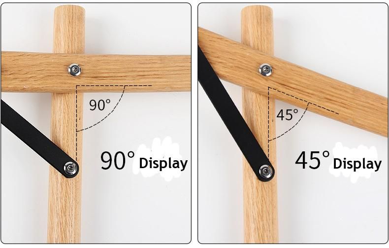 Factory Direct Sale Solid Oak Wood for Outdoor Camping Hanging Stand.