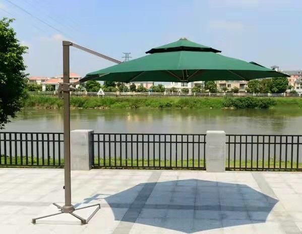 Waterproof Aluminum Darwin Black Umbrella Outdoor Umbrellas and Sun Shades