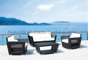 Rattan Sofa with Coffee Table for Leisure Outdoor