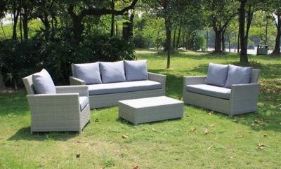 Customized New Darwin or OEM White Wicker Furniture Outdoor Lounge Sofa