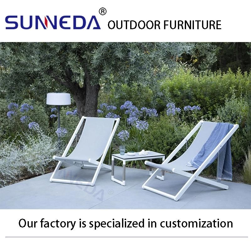 Adjustable Foldable All Weather Weaving Pub Manor Front Porch Sunbed