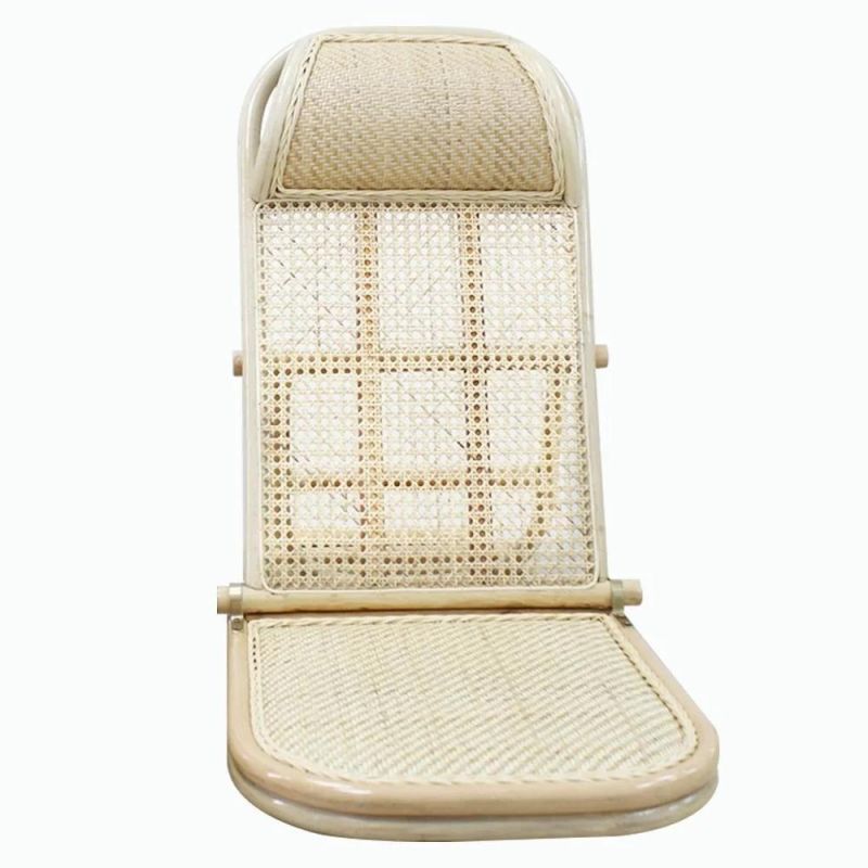 Outdoor Rattan Chair Rattan Backrest Weaving Creative Camping Folding Beach Chair Wyz19554