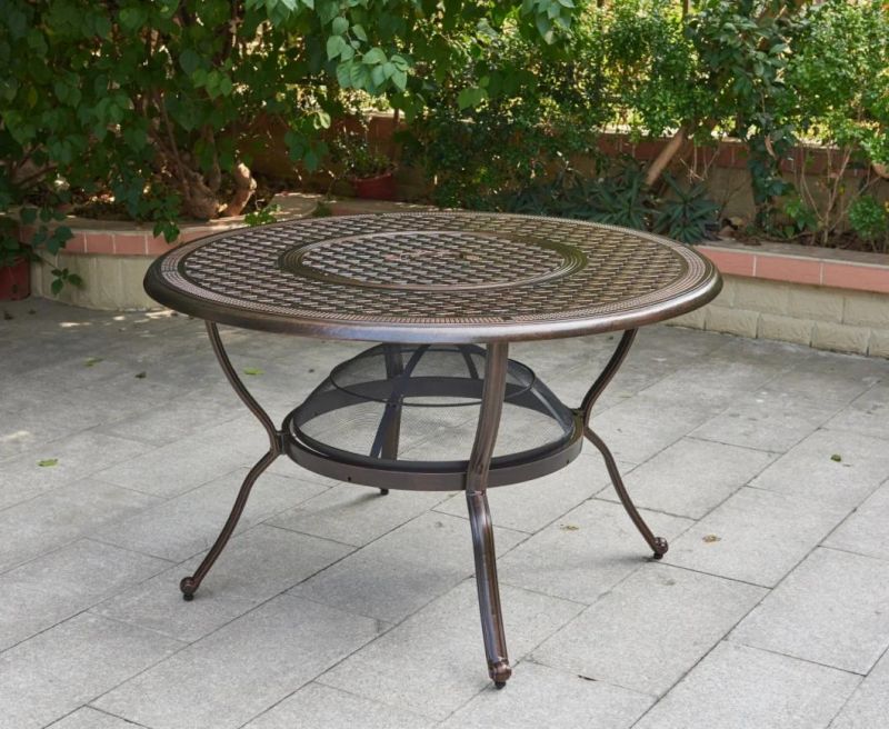 Dining Used in coffee Shop Outdoor Cast Aluminum Table