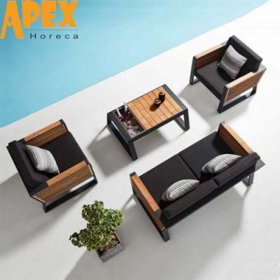Modern Outdoor Lounge Patio Furniture Aluminum Frame Sofa Set Wholesale