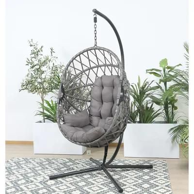 Rattan+Iron Metal OEM by Sea Foshan Swinging Seat Hang Chair