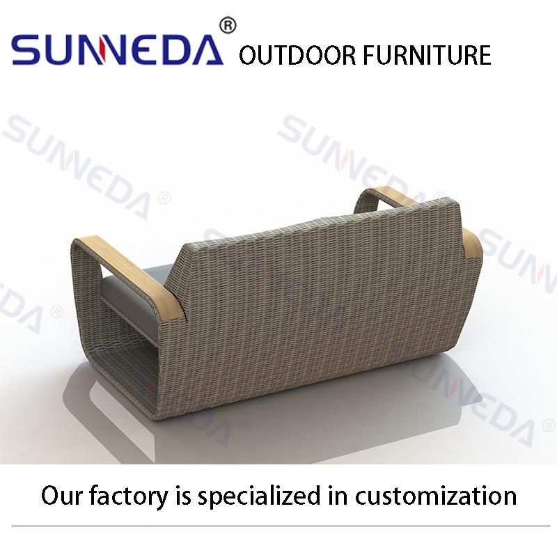 Garden Aluminum Furniture Outdoor Rattan Chair Patio Sofa Sets