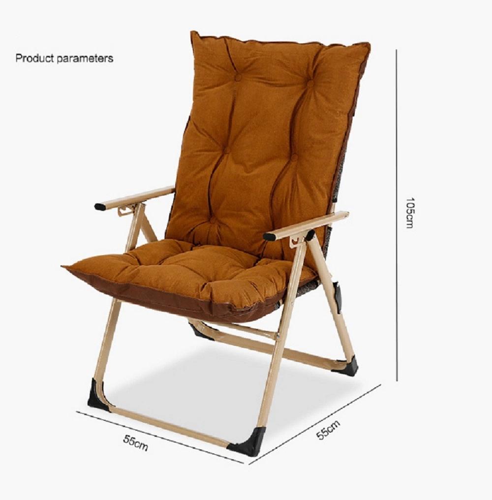 Adjustable Air Comfort Padded Folding Chair for Outdoor Indoor Portable Folding Armchair Reclining Chair Esg17514