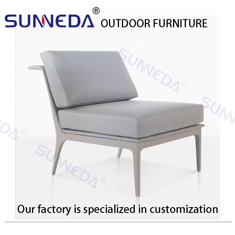 Fabric Wide Deluxe Simple Classical White Living Room Sofa