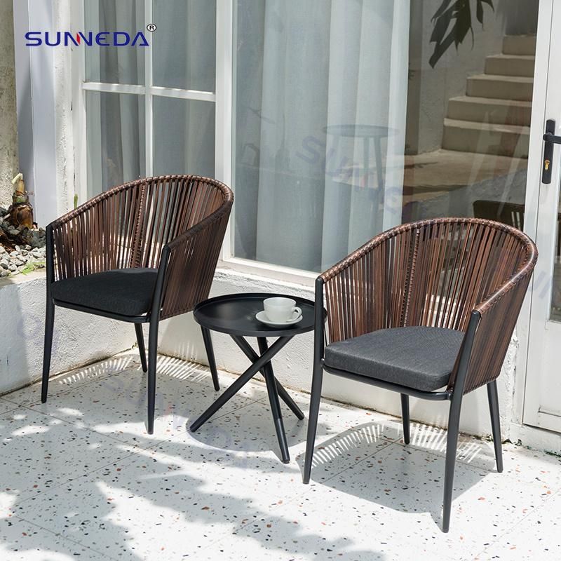 Garden Hotel Swimming Pool Patio Outdoor Rattan Chair with Table
