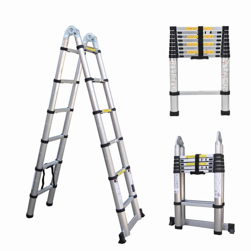 Aluminium Multifunction Folding Industrial Ladder Herringbone Ladder