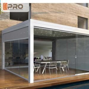 Latest Modern Garden Bioclimatic Aluminium Pergola Folding Louver Roof