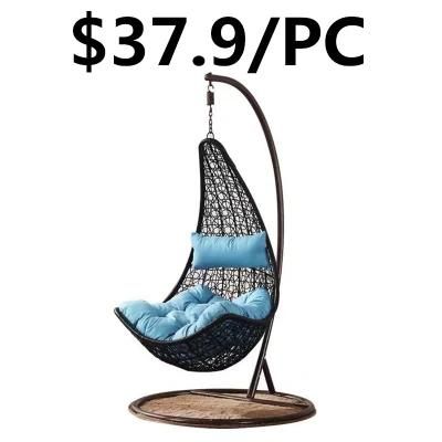 Hotel Garden Home Patio Outdoor Modern Rattan Hanging Swing Chair