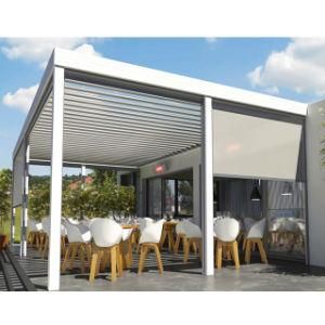 Motorized Waterproof Outdoor Aluminium Louver Roof Pergola