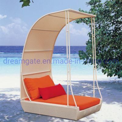 Boat Shape Rattan House Like Daybed