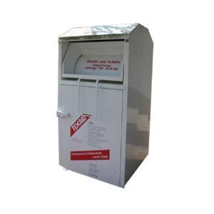 Factory Price Clothes Recycling Bin, Shoes Recycling Bin Clothes Donation Box