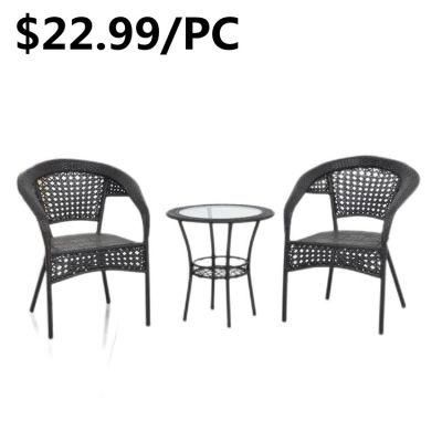 Luxury Modern Outdoor Home Garden Lounge Wicker Padded Rattan Chair