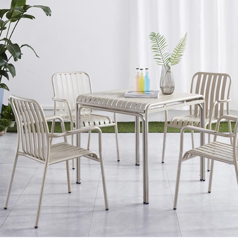 Hot Selling Outdoor Furniture Dining Table Set for Garden Restaurant