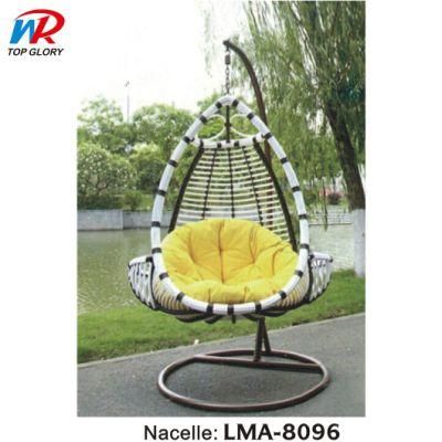 Outdoor Hanging Rattan Egg Leisure Wicker Patio Swing Chair