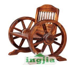 Single Wooden Leisure Coffee Outdoor Dining Garden Chair (JC-Y018C)